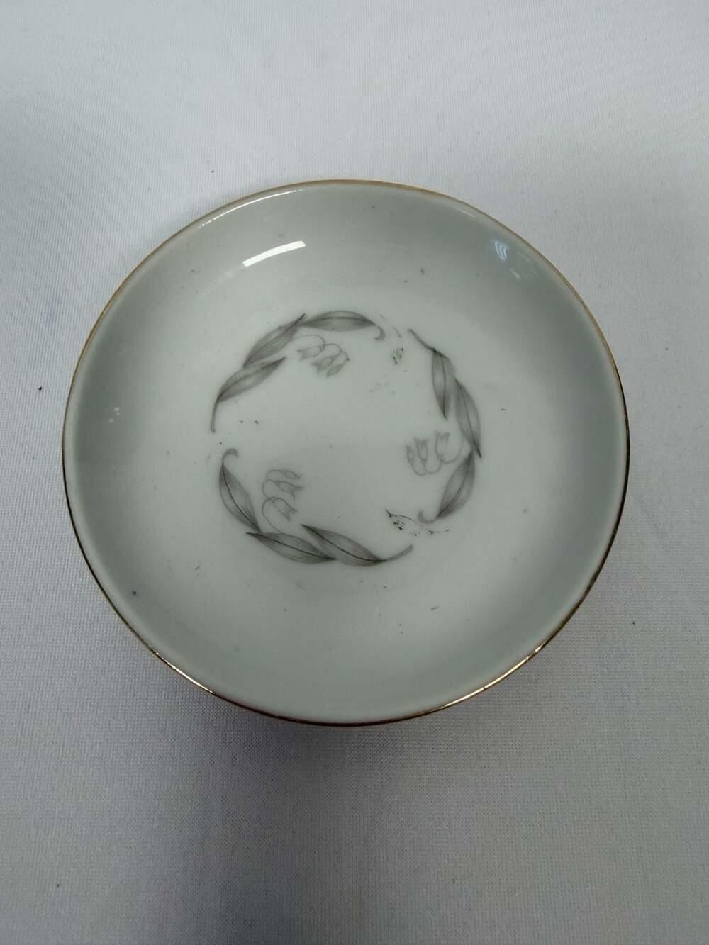 Vintage Kaysons Fine China Golden Fantasy 6-Piece Coaster/Ashtray Set